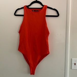 New Zara Halterneck Bodysuit